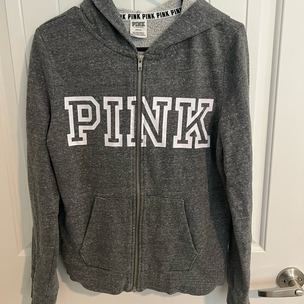 PINK Victoria’s Secret grey hoodie